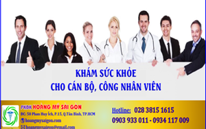 KHÁM SỨC KHỎE CHO CÁN BỘ    , CÔNG NHÂN VIÊN